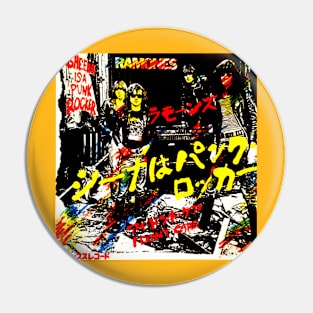 Sheena Punk Rocker Japan Full Color Throwback Design Pin