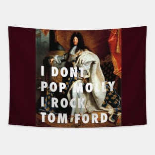 Louis XIV rock Tom Ford Tapestry