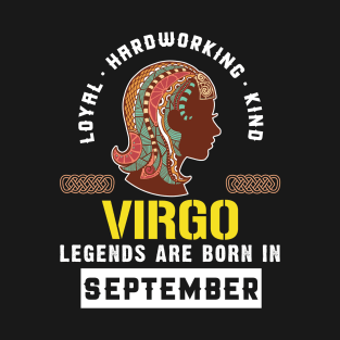 Zodiac Virgo: Born In September T-Shirt