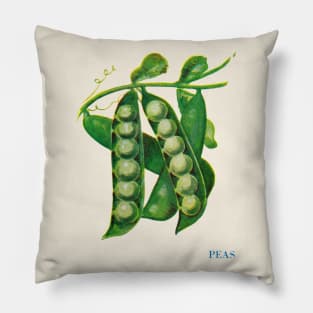 Illustration of Peas (1915) Pillow