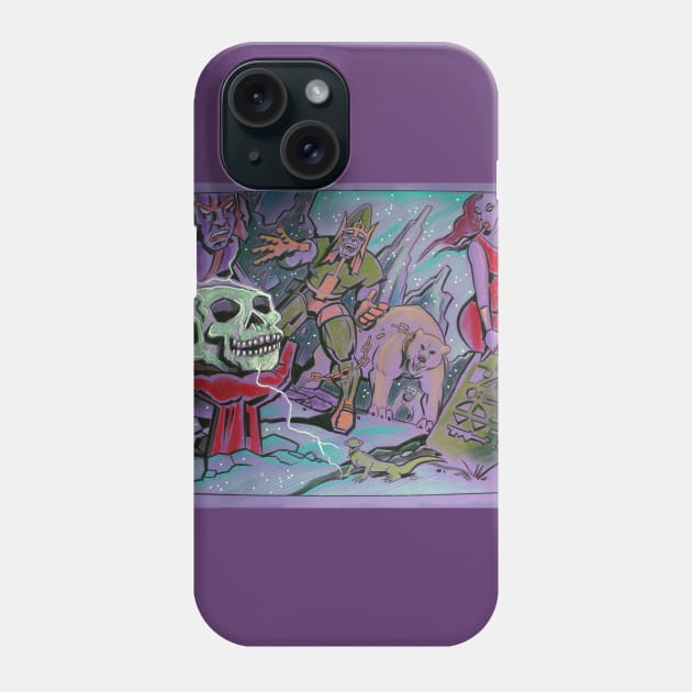 Crystal Skull by BennettBlackLight Phone Case by BennettBlackLight