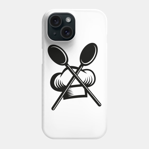 Restaurant Logo Phone Case by linesdesigns