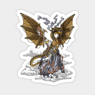 Steampunk Dragon Magnet