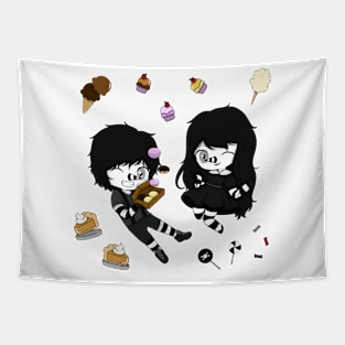 candy rain Tapestry