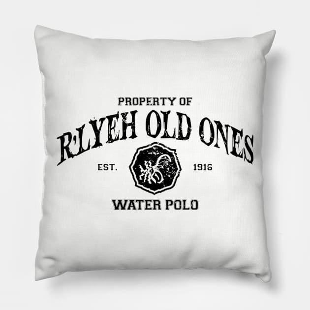 Fantasy Athletics: R'lyeh Old Ones Pillow by JMDCO