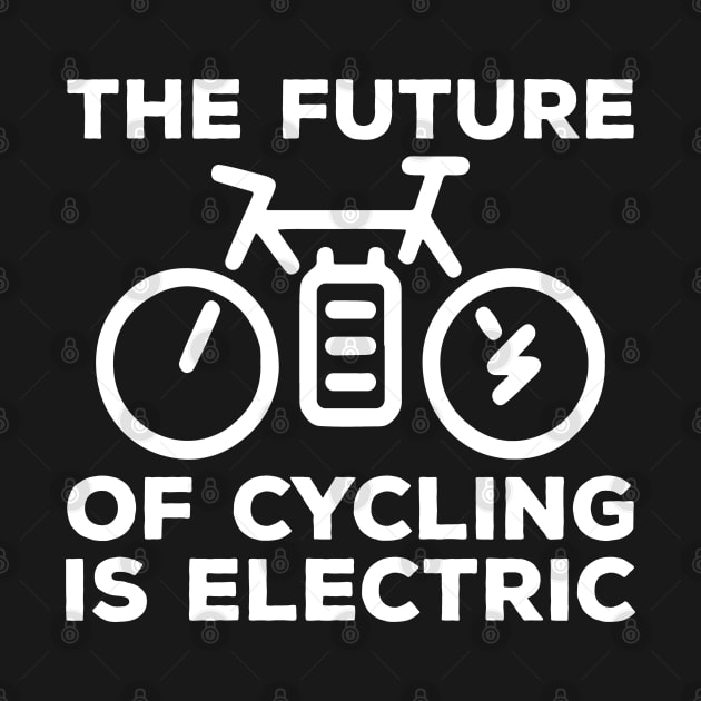 Funny Future Electric Bike Cyclist Gifts Idea by Monster Skizveuo