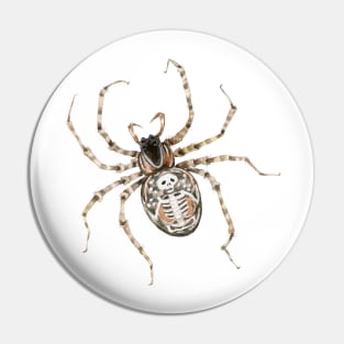 Black Spider Pin