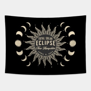 Total Solar Eclipse New Hampshire USA April 2024 Tapestry