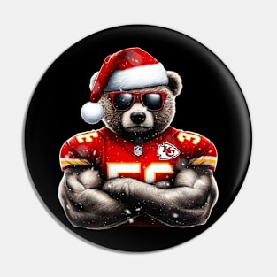 Kansas City Chiefs Christmas Pin