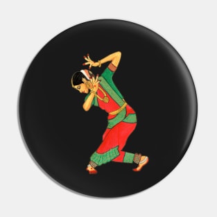 Bharatanatyam dancer art - Indian classical dance / dancer Pin