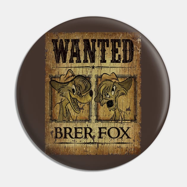 WANTED - BRER FOX Pin by vintage.artillustrator