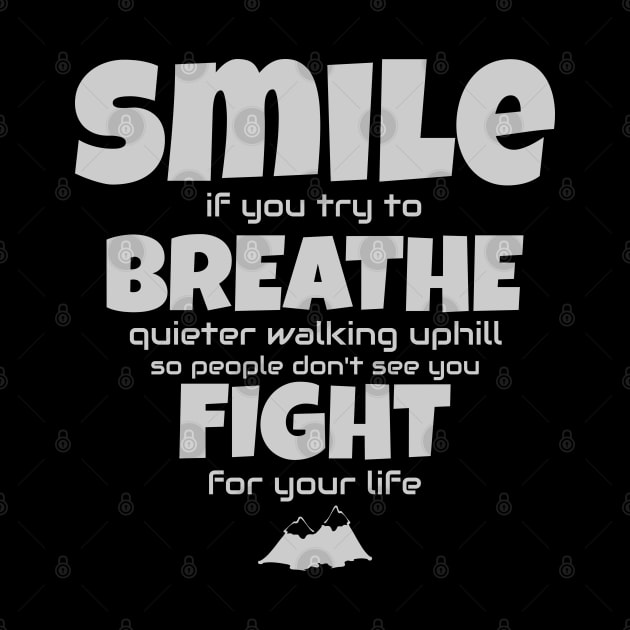 Smile if you try to breathe quieter by The Green Path