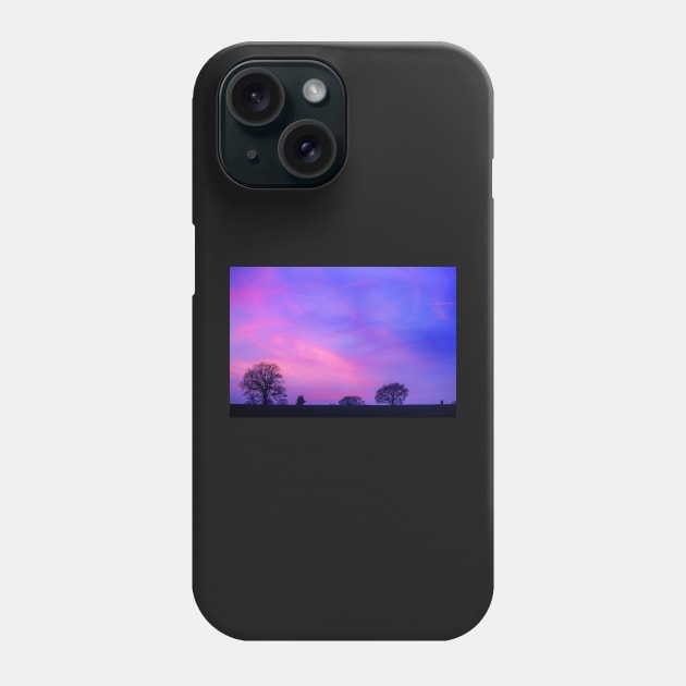 Purple Sunset Phone Case by heidiannemorris