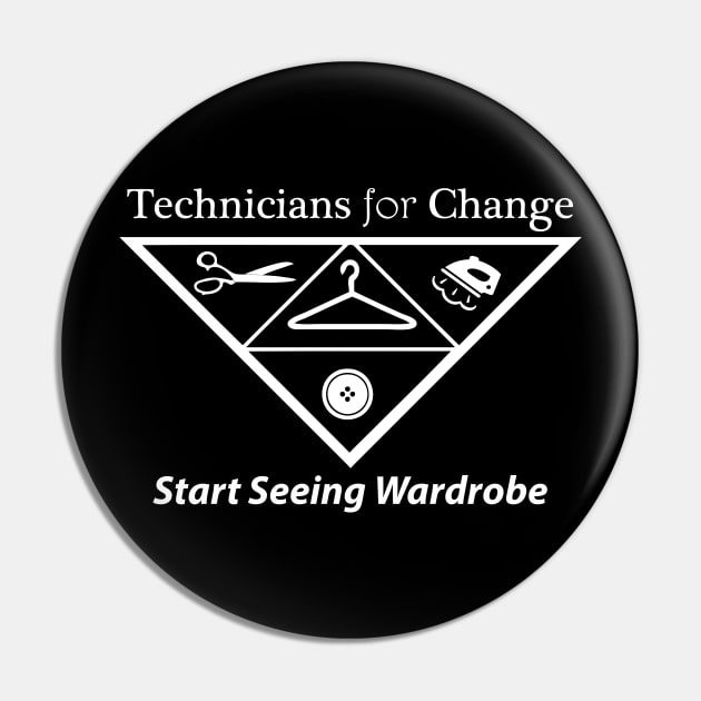 Start Seeing Wardrobe □ (white) Pin by Technicians for Change