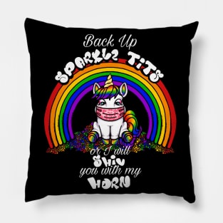 Bernerd the Social Distancing Unicorn Pillow