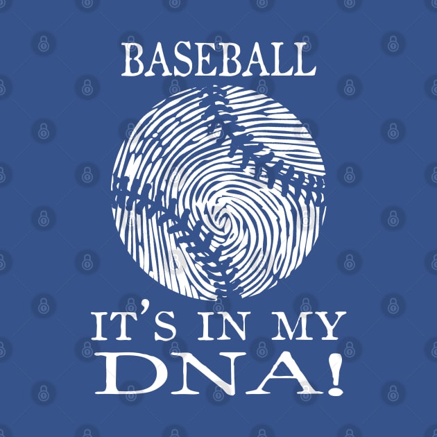 Baseball DNA Vintage Love Baseball by TeeCreations