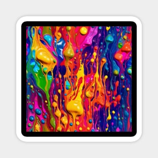 Abstract paint Magnet