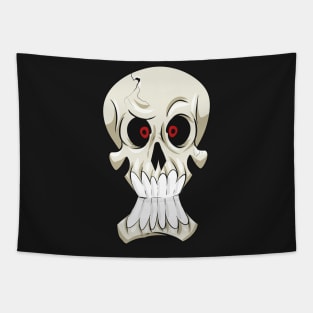 red eye skull Tapestry