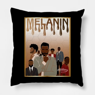 Dripping Melanin (Men) Pillow