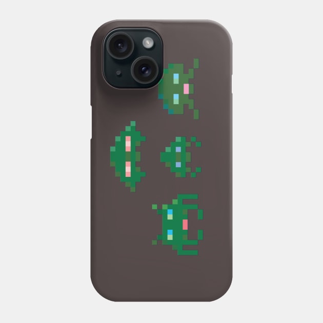 Retro gaming Space Invader Phone Case by GerrardShuttleworthArt