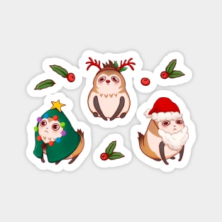 FFXIV - Christmas Paissa Set Magnet