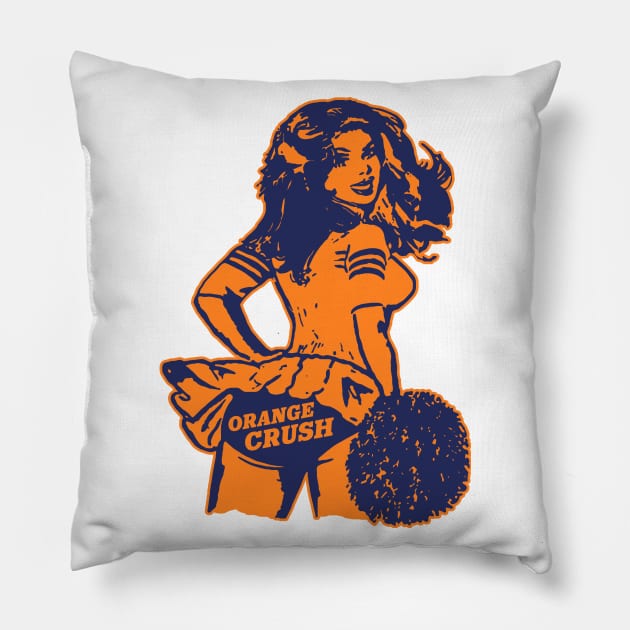 Denver Cheerleader Pillow by darklordpug