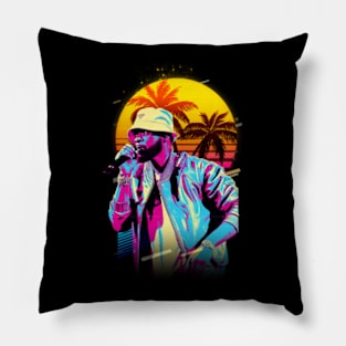 Iconic Rap Reminiscence Rewind to Classic Tunes with Fugee Band Tees Pillow