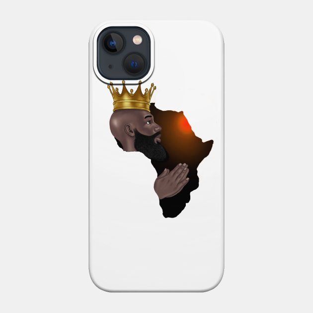 African King Melanin Black Pride Africa Gift - Black Pride - Phone Case
