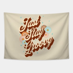 Just Stay Groovy Tapestry