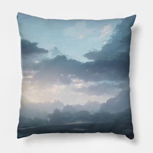 landscape pictures for wall cheerful Pillow