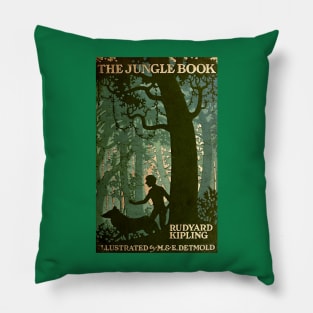 The Jungle Book - Rudyard Kipling, M. & E. Detmold Pillow