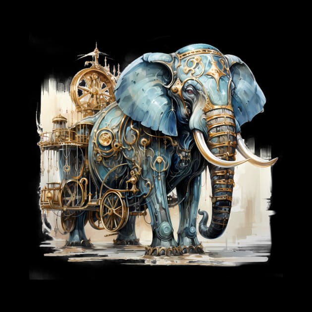 Steampunk Elephant Animals by DesingHeven