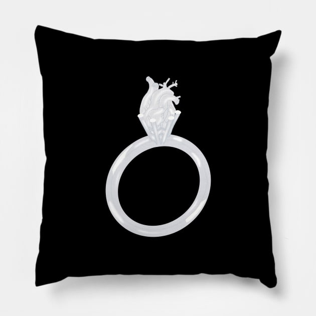 Engagement Design Pillow by Carries Design 