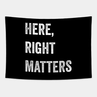 Here, Right Matters. Lt. Col. Vindman Impeachment hearing quote Tapestry