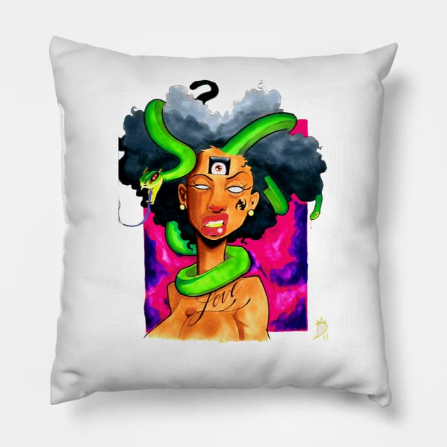 Medusa 2016 Pillow by Donnosti