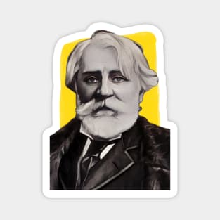 Russian Novelist Ivan Turgenev illustration Magnet