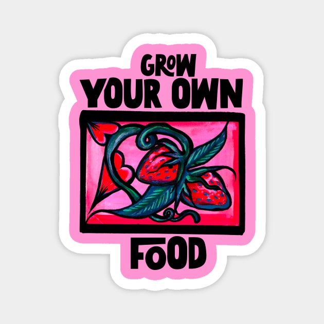 Grow your own FOOD Magnet by bubbsnugg