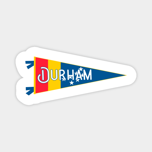 Durham Flag Pennant Magnet by zsonn