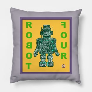 Robot 4 Pillow