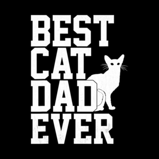 Best Cat Dad Ever Cat Daddy 4O by StuSpenceart