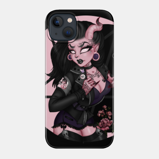 Devils Darlings Ashley Minx - Demon - Phone Case