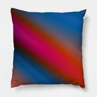 blue red texture art Pillow