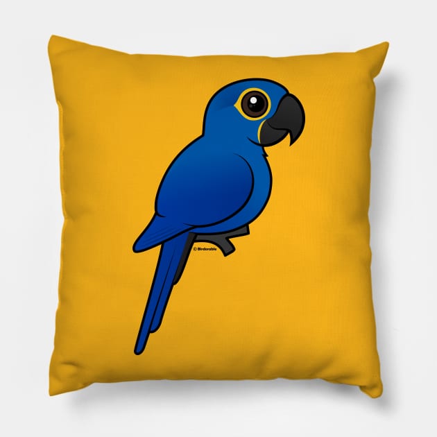 Birdorable Hyacinth Macaw Pillow by birdorable