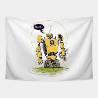 Robot beep Tapestry