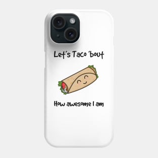 Funny Taco Burrito Mexican Food Cut Tshirt Phone Case