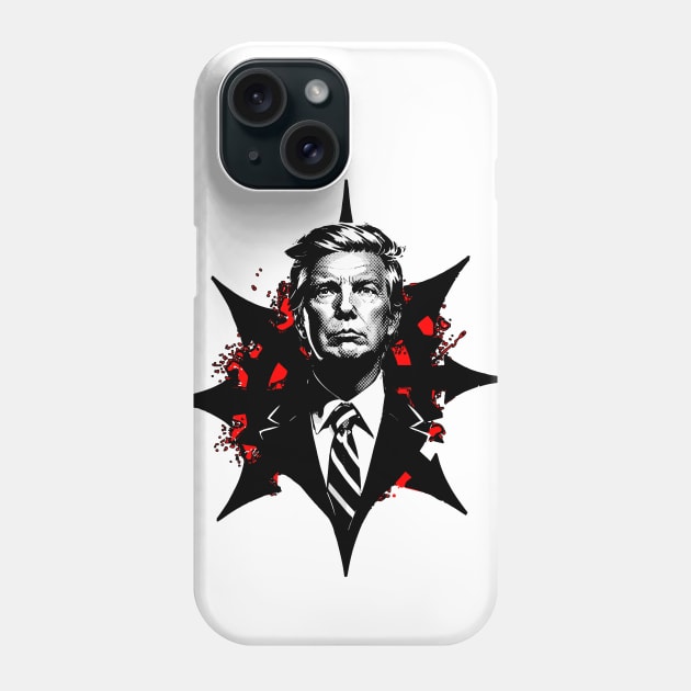 Trump & Chaos Star Phone Case by Helgar