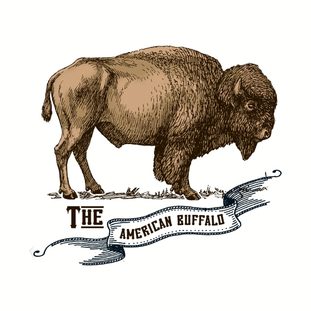 The American Buffalo by Pandora's Tees