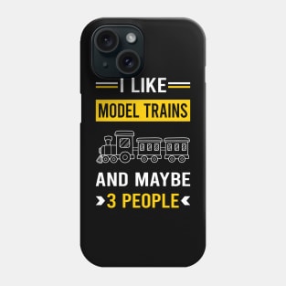 3 People Model Train Trains Railroad Railway Phone Case