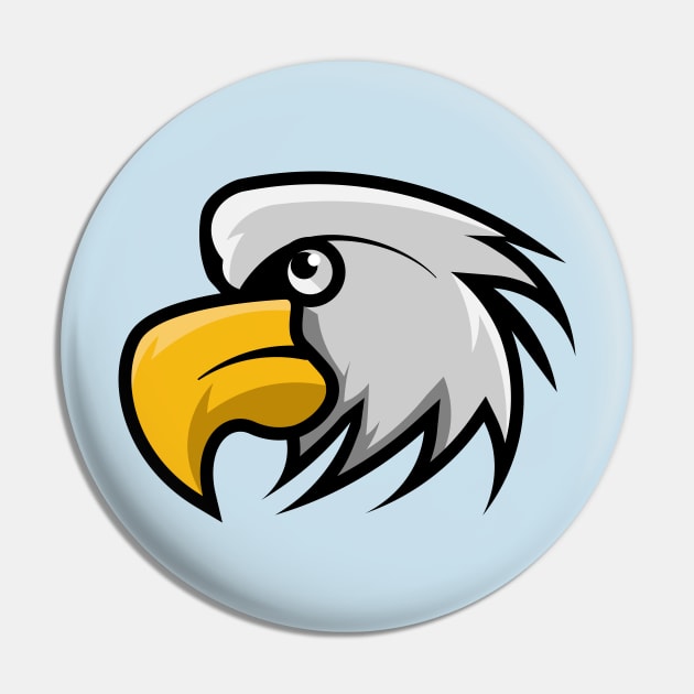 Eagle head mascot Pin by ramith-concept