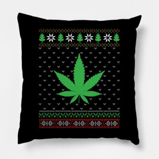 Weed christmas Pillow